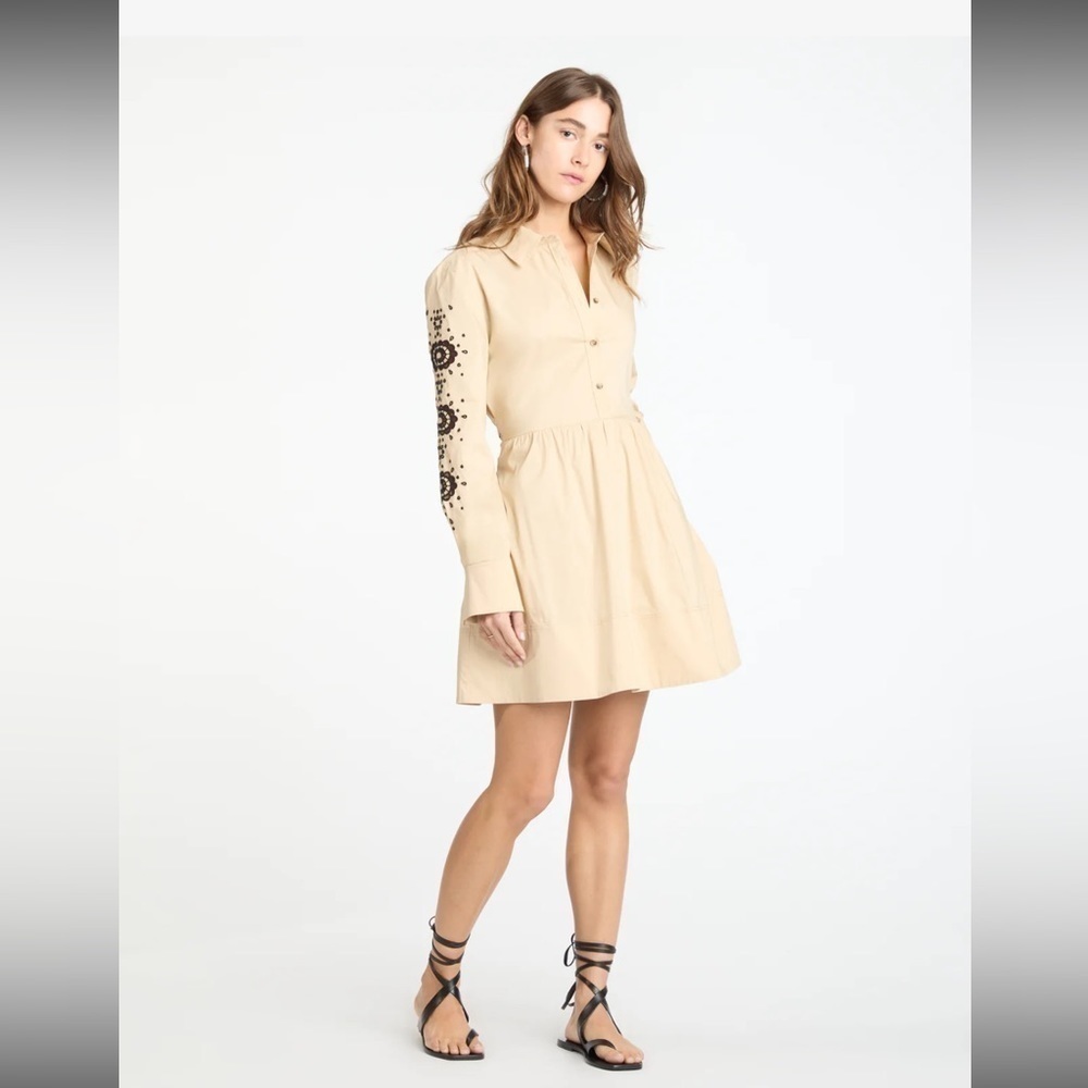 Tanya Taylor Maddy Embroidered Dress.